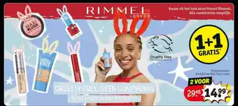 Kruidvat Rimmel assortiment aanbieding