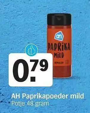 Albert Heijn Ah paprikapoeder mild aanbieding