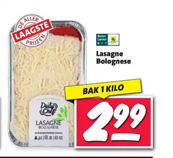 Nettorama Lasagne bolognese aanbieding