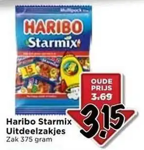 Vomar Voordeelmarkt Haribo starmix uitdeelzakjes aanbieding