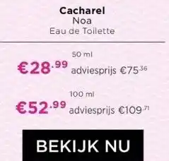 ICI Paris XL Cacharel noa aanbieding