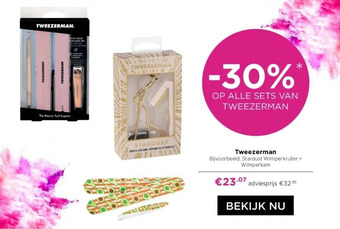 ICI Paris XL Tweezerman aanbieding