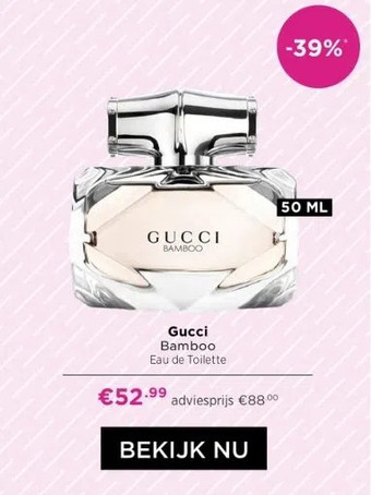 ICI Paris XL Gucci bamboo eau de toilette aanbieding