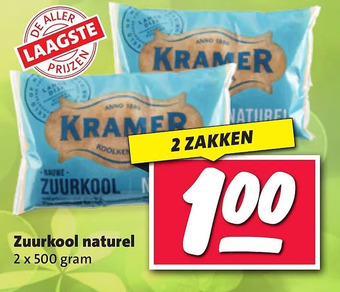 Nettorama Zuurkool naturel aanbieding