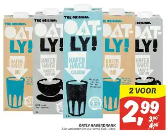 Dekamarkt Oatly haverdrank aanbieding