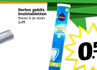 Poiesz Derlon gebits bruistabletten aanbieding