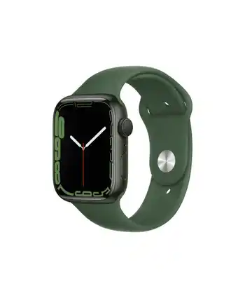 Refurbished.nl Apple watch series 7 | 45mm | aluminium case groen | groen sportbandje | gps | wifi + 4g aanbieding