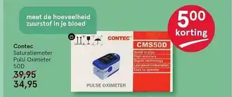 Etos Contec saturatiemeter pulsi oximeter 50d aanbieding