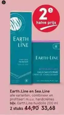 Etos Earth.line en sea.line aanbieding