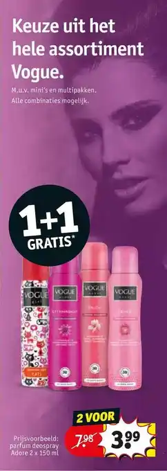 Kruidvat Vogue assortiment aanbieding