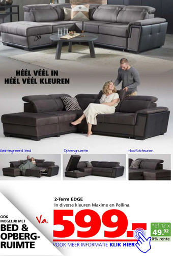 Seats and Sofas 2-term edge aanbieding