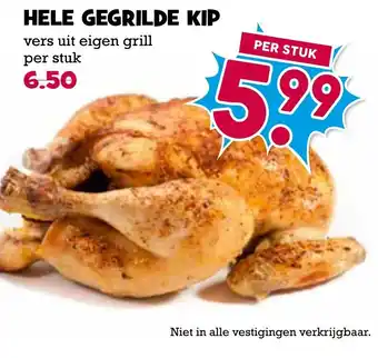 Boon`s Markt Hele gegrilde kip aanbieding