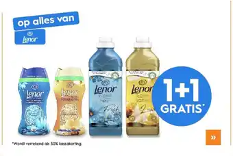 Blokker Op alles van lenor aanbieding