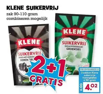 Boon`s Markt Klene suikervrij aanbieding