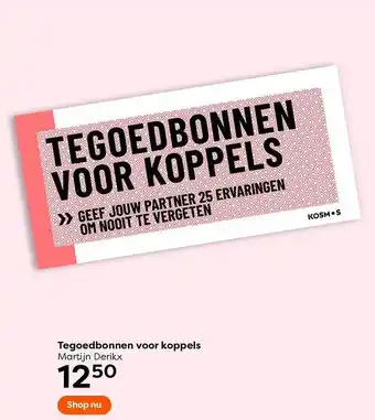 The Read Shop Tegoedbonnen voor koppels martijn derikx aanbieding