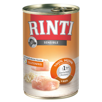 Zooplus Rinti sensible 6 x 400 g - kip & rijst aanbieding