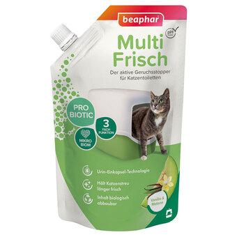 Zooplus Beaphar multi-fris voor kattenbakken - vanille & meloen (400 g) aanbieding