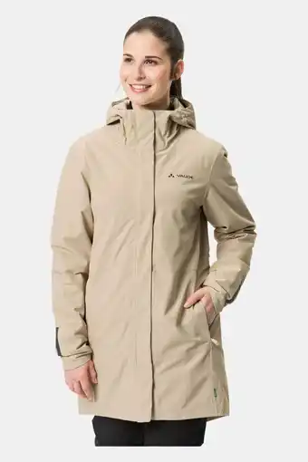 Bever Vaude cyclist padded parka ii fietsjas dames bruin aanbieding