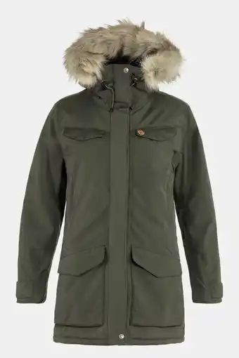 Bever Fjällräven nuuk parka dames groen aanbieding