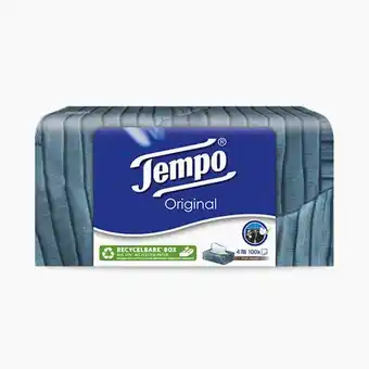 Hoogvliet Tempo original tissuebox aanbieding