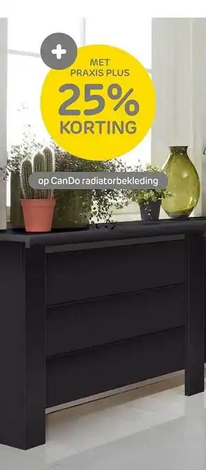 Praxis Op cando radiatorbekleding aanbieding