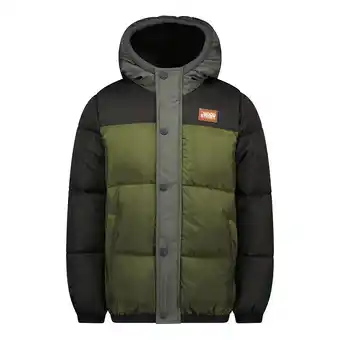 Kixx Online Moodstreet jongens winterjas m207-6223/095 groen aanbieding