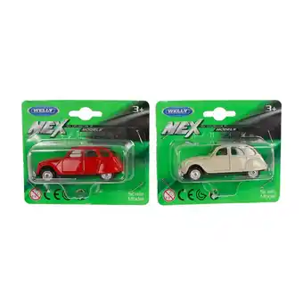 Top1Toys Auto diecast citroën 2cv 2 assorti 1:60 aanbieding