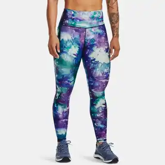 Under Armour Lange dameslegging heatgear® strobe / midnight marineblauw s aanbieding