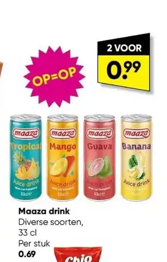 Big Bazar Maaza drink aanbieding