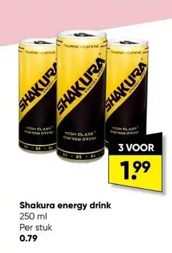 Big Bazar Shakura energy drink aanbieding