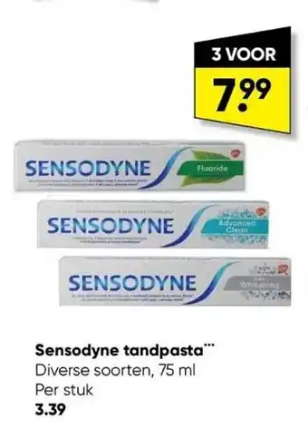 Big Bazar Sensodyne tandpasta aanbieding