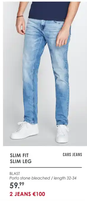 Jeans Centre Cars Heren Slim Fit Jeans Blast-EKA06007700000501 aanbieding