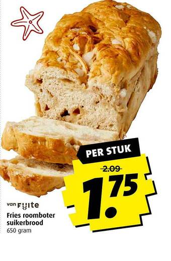 Boni Fries Roomboter Suikerbrood aanbieding