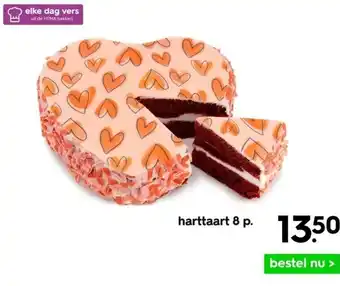 HEMA Harttaart 8 p. aanbieding