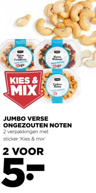 Jumbo Jumbo verse ongezouten noten aanbieding