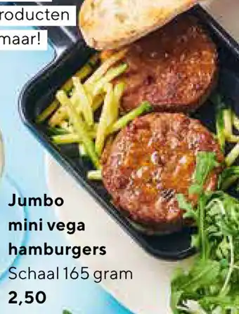 Jumbo Jumbo Mini vega hamburgers 165g aanbieding