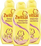 Bol.com Zwitsal - zeepvrije wascreme - 3 x 200ml - voordeelverpakking aanbieding