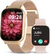 Bol.com Roze smartwatch dames - watch geschikt voor ios android en harmonyos - avalue aanbieding