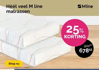 Beter Bed Heel veel M line matrassen aanbieding