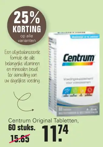 De Online Drogist Centrum original tabletten aanbieding