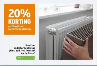 GAMMA Sentimo radiatorbekleding (kies zelf het formaat en de kleur) aanbieding