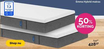 Beter Bed Emma hybrid matras aanbieding