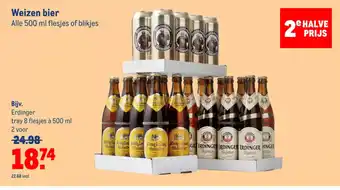 Makro Weizen bier 8 flesjes a 500 ml aanbieding