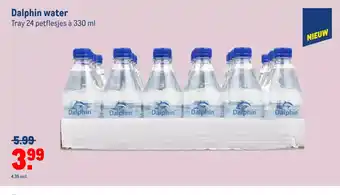 Makro Dalphin water 24 petflesjes a 330 ml aanbieding