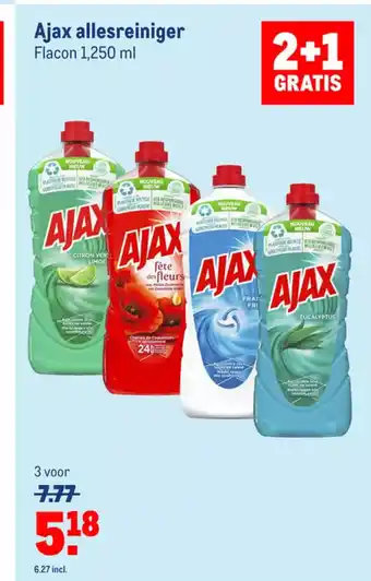 Makro Ajax allesreiniger 1,250 ml aanbieding