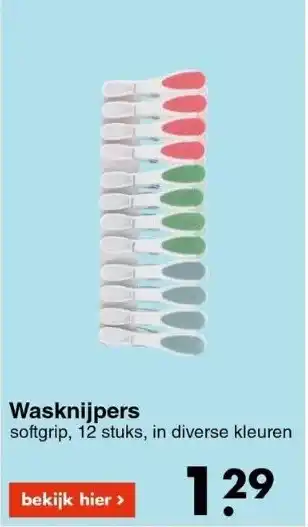 Wibra Wasknijpers aanbieding