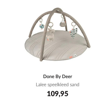 Babypark Done by deer lalee speelkleed sand aanbieding