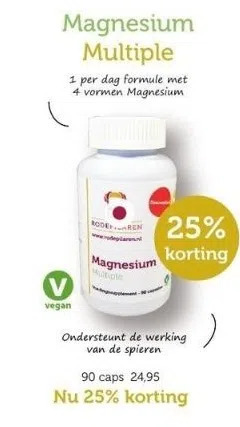 De Rode Pilaren Magnesium multiple aanbieding