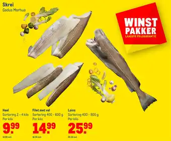 Makro Skrei aanbieding