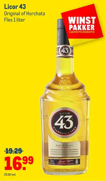 Makro Licor 43 aanbieding